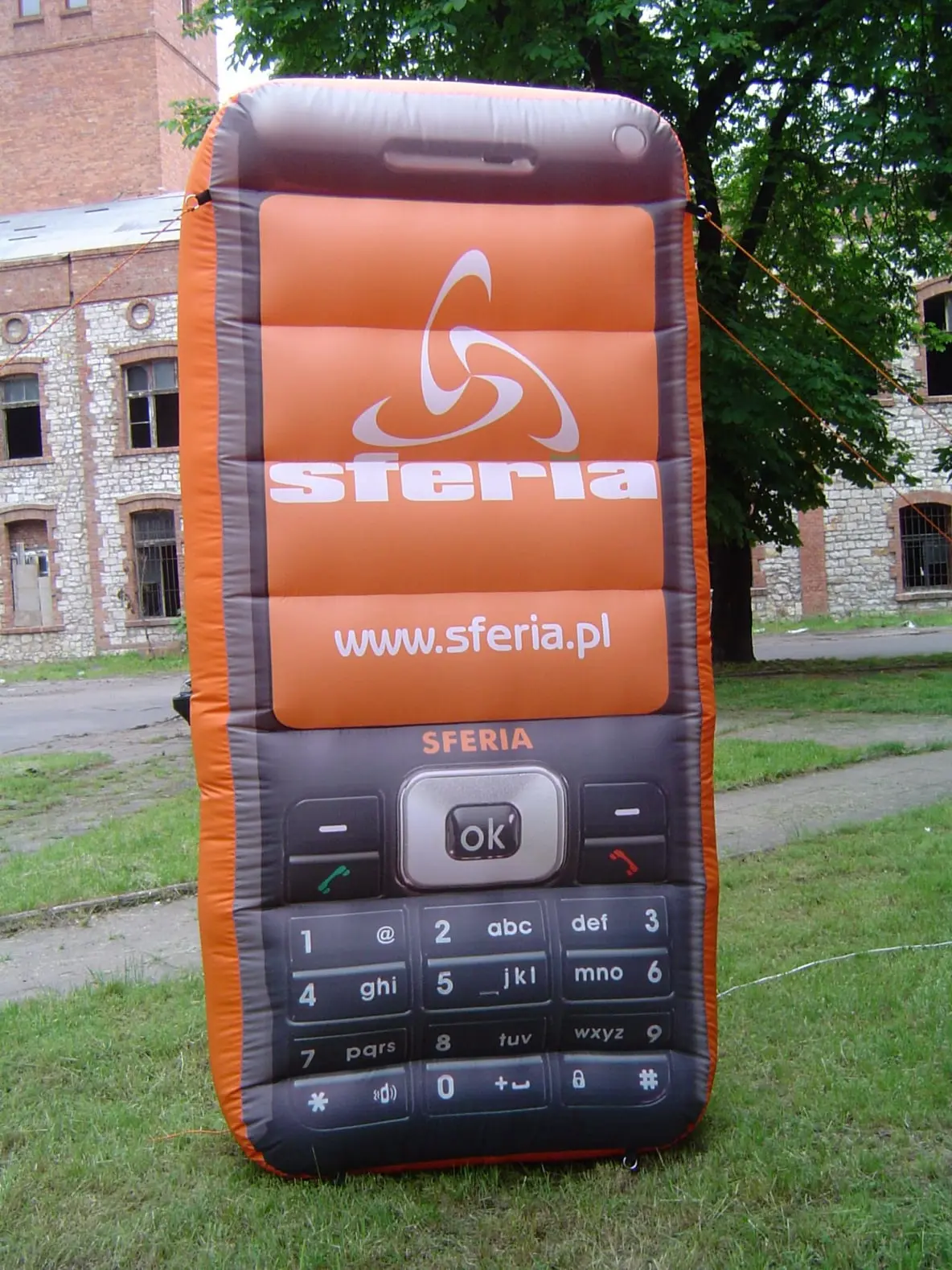 dmuchany telefon 